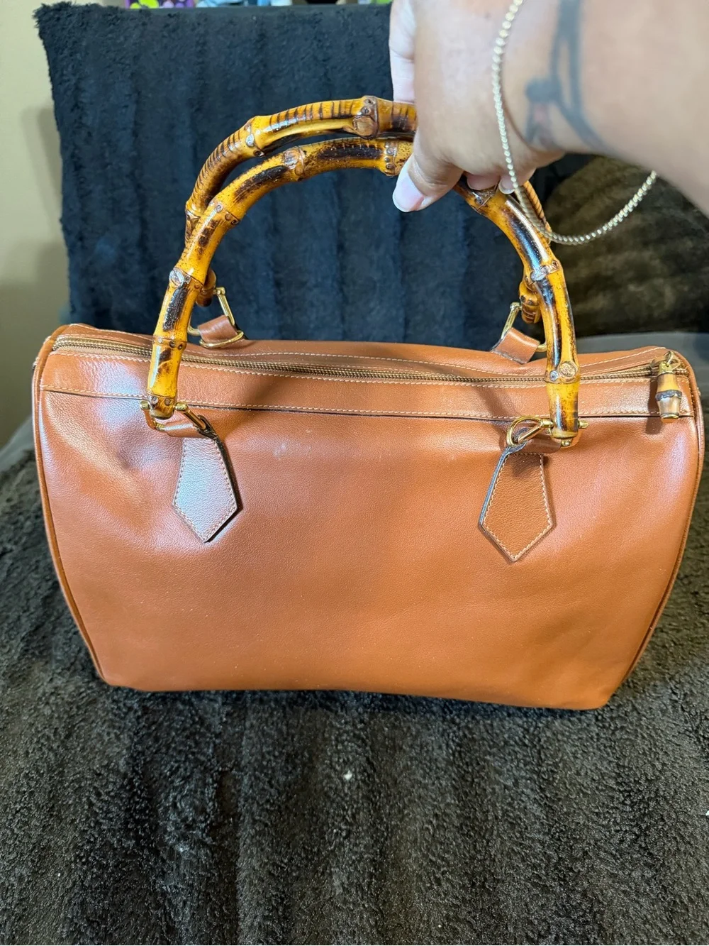 Gucci Bamboo handbag - Tan-Preloved